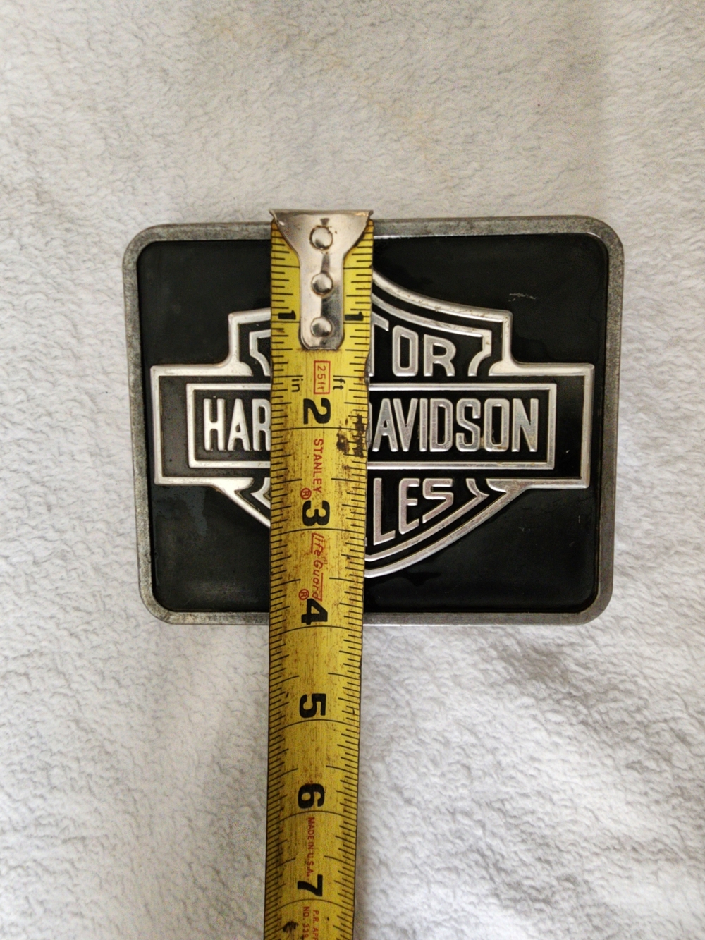 vintage Harley-Davidson saddlebag rail plate - Picture 3 of 4
